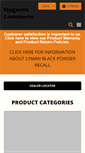 Mobile Screenshot of lymanproducts.com